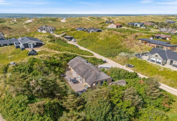 Sommerhus med pool og sauna i Houvig – hund tilladt