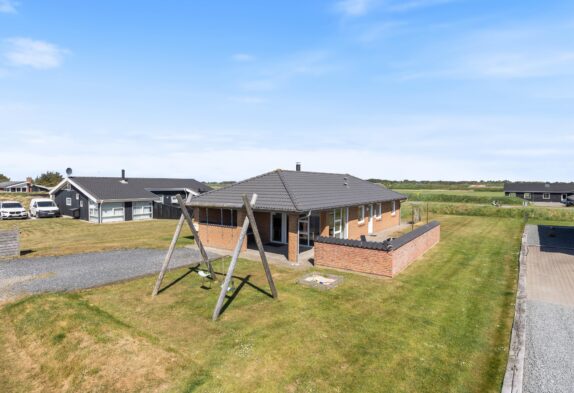 Feriehus med spa og sauna ved Vesterhavet