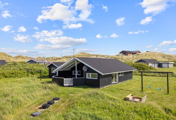 Feriehus med lukket terasse og tilladt hunde