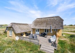 Reetgedecktes Ferienhaus mit Sauna und Whirlpool