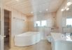 Rummeligt og lyst feriehus med brændeovn, spa og sauna (billede 23)