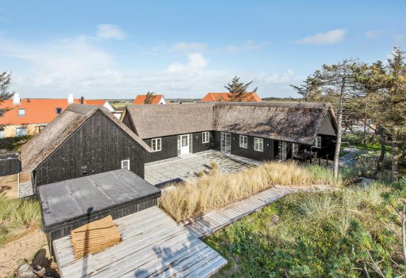 Aktivitetshus i Søndervig med udespa, sauna og ugeneret terrasse
