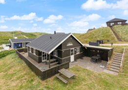 Schönes Ferienhaus in der 1. Dünenreihe 100 m vom Wasser