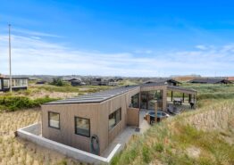 Femstjernet feriehus til 6 personer, 250 meter fra Vesterhavet